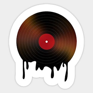 Melting Vinyl Sticker